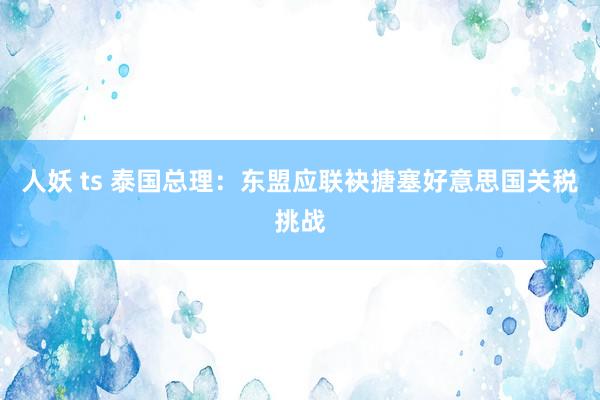 人妖 ts 泰国总理：东盟应联袂搪塞好意思国关税挑战